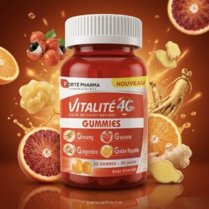 Forté Pharma Vitalité 4G Gummies – Goût Orange