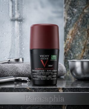 Vichy Homme – Clinical Control Détranspirant Anti-Odeur 96H Roll-On (50 ml)