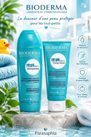 Pack BIODERMA ABCDerm : Shampooing Douceur (200ml) + Change Intensif (75g)
